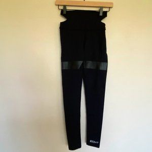 Echt Black Waist Cut Out Leggings